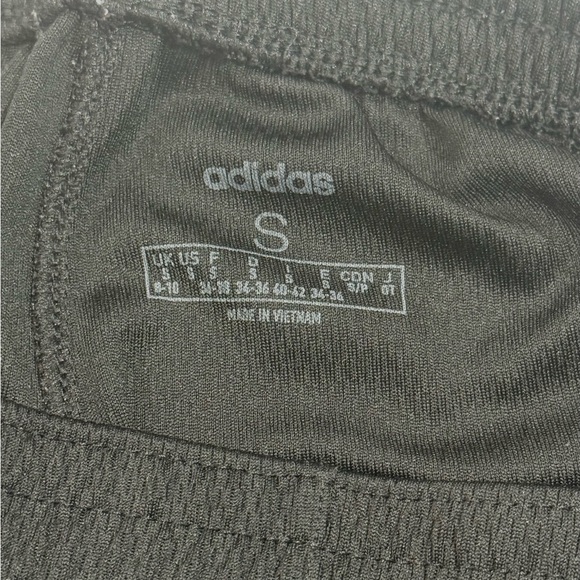 Adidas Women’s Black 3 Stripe Running Gym Shorts Size S - Picture 5 of 7